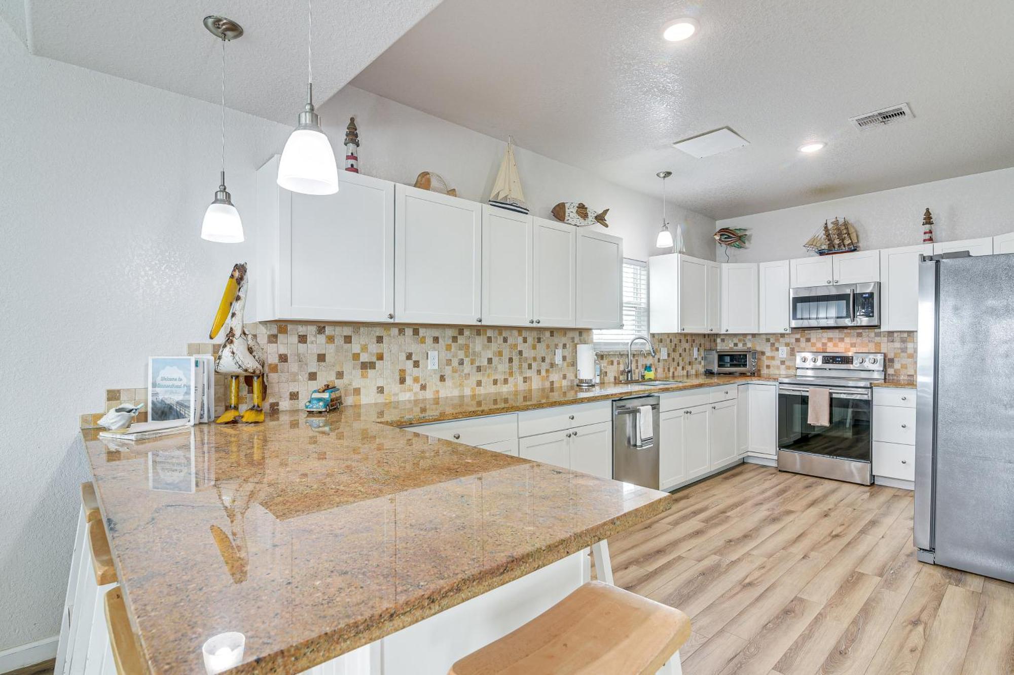 Beachfront Texas Retreat - 2 Decks, Patio And Views! Сърфсайд Бийч Екстериор снимка
