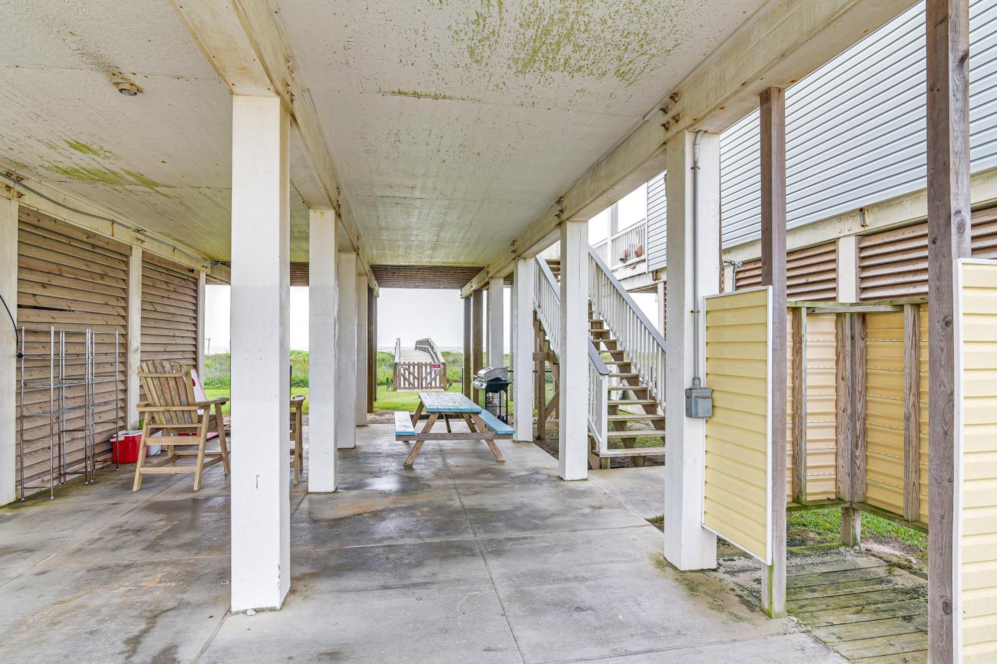 Beachfront Texas Retreat - 2 Decks, Patio And Views! Сърфсайд Бийч Екстериор снимка