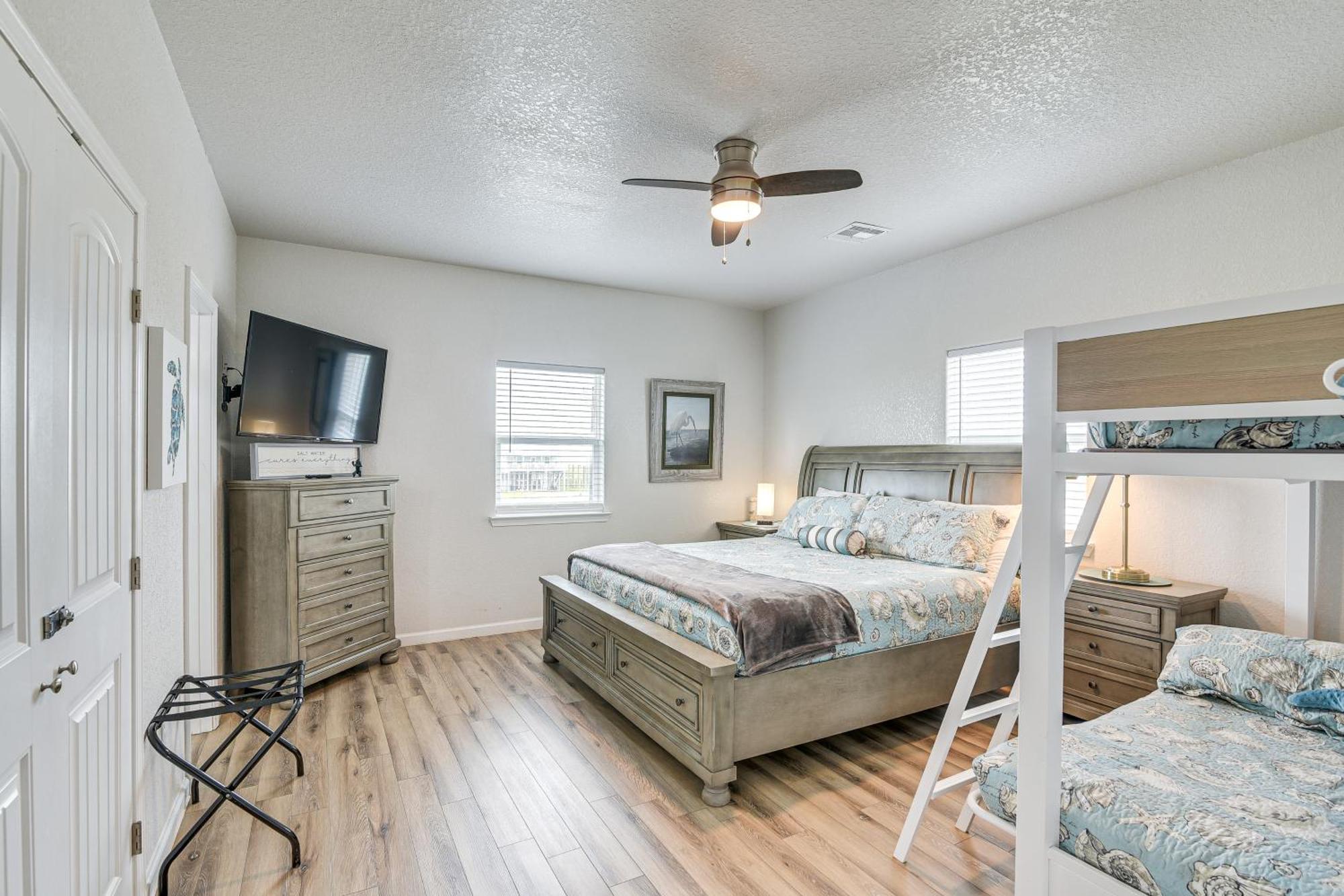 Beachfront Texas Retreat - 2 Decks, Patio And Views! Сърфсайд Бийч Екстериор снимка