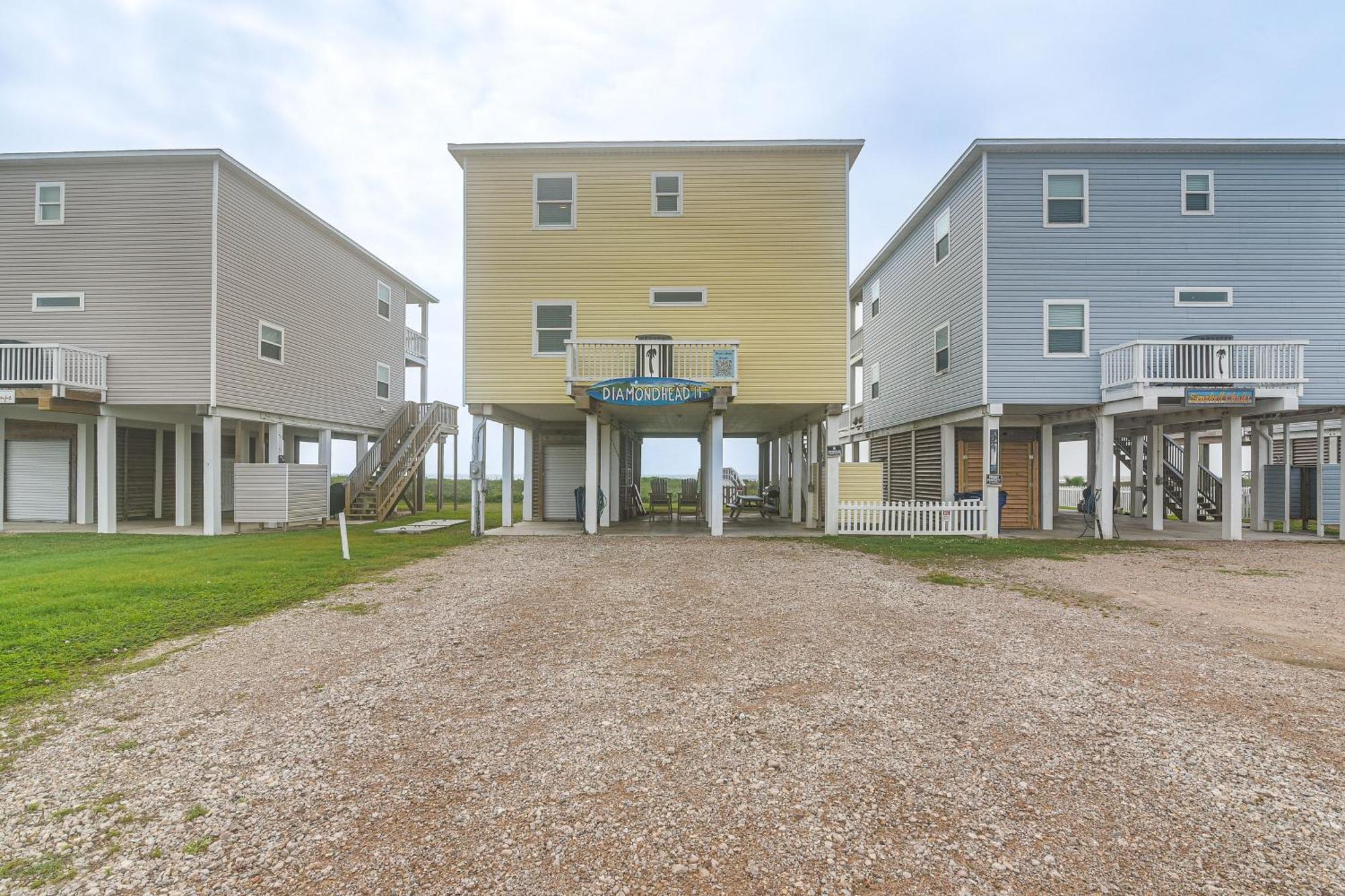 Beachfront Texas Retreat - 2 Decks, Patio And Views! Сърфсайд Бийч Екстериор снимка