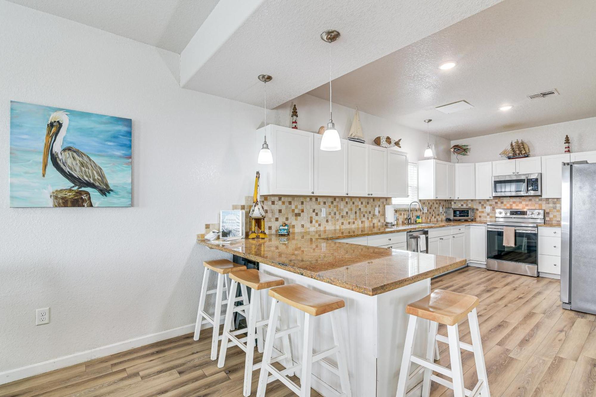 Beachfront Texas Retreat - 2 Decks, Patio And Views! Сърфсайд Бийч Екстериор снимка
