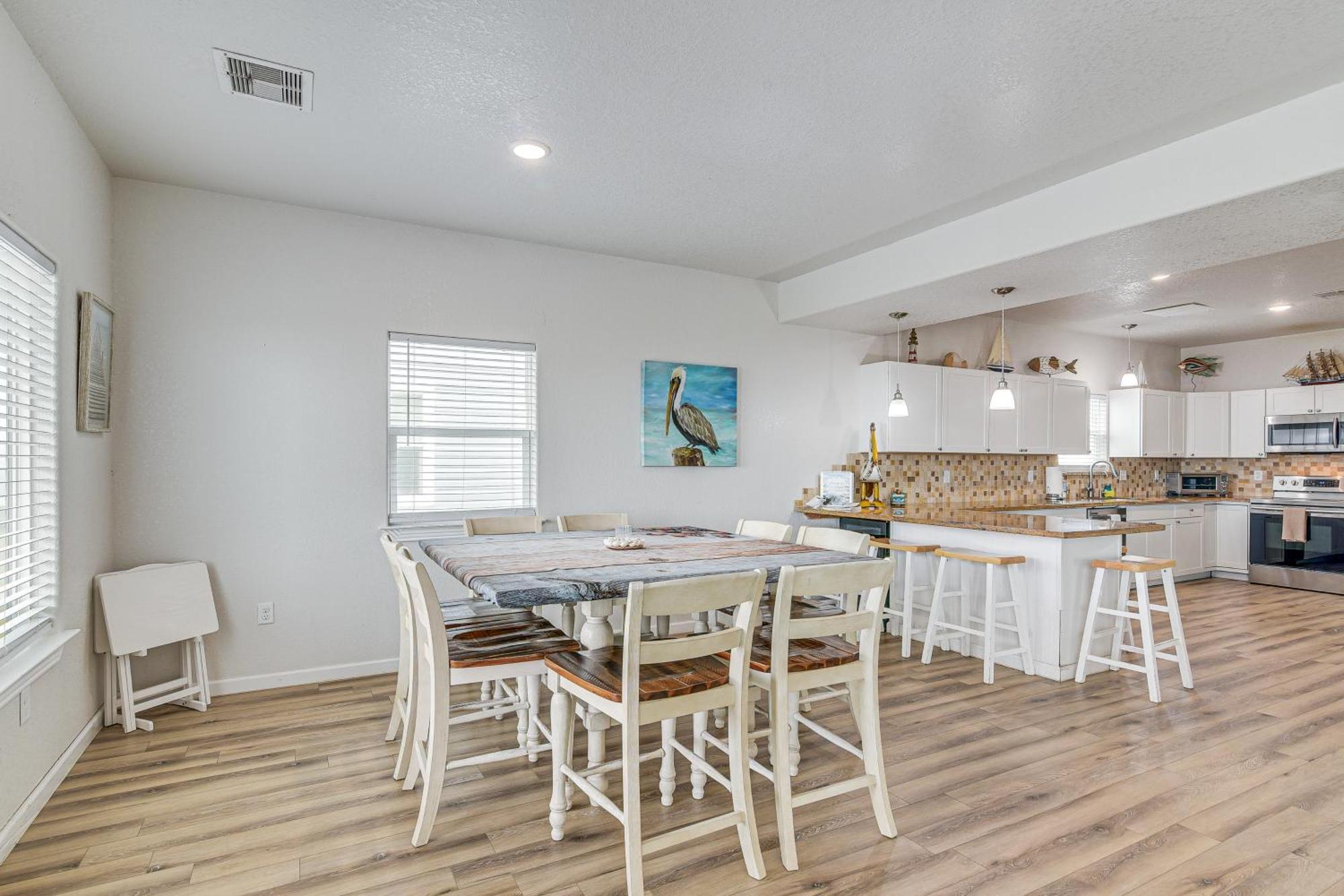 Beachfront Texas Retreat - 2 Decks, Patio And Views! Сърфсайд Бийч Екстериор снимка