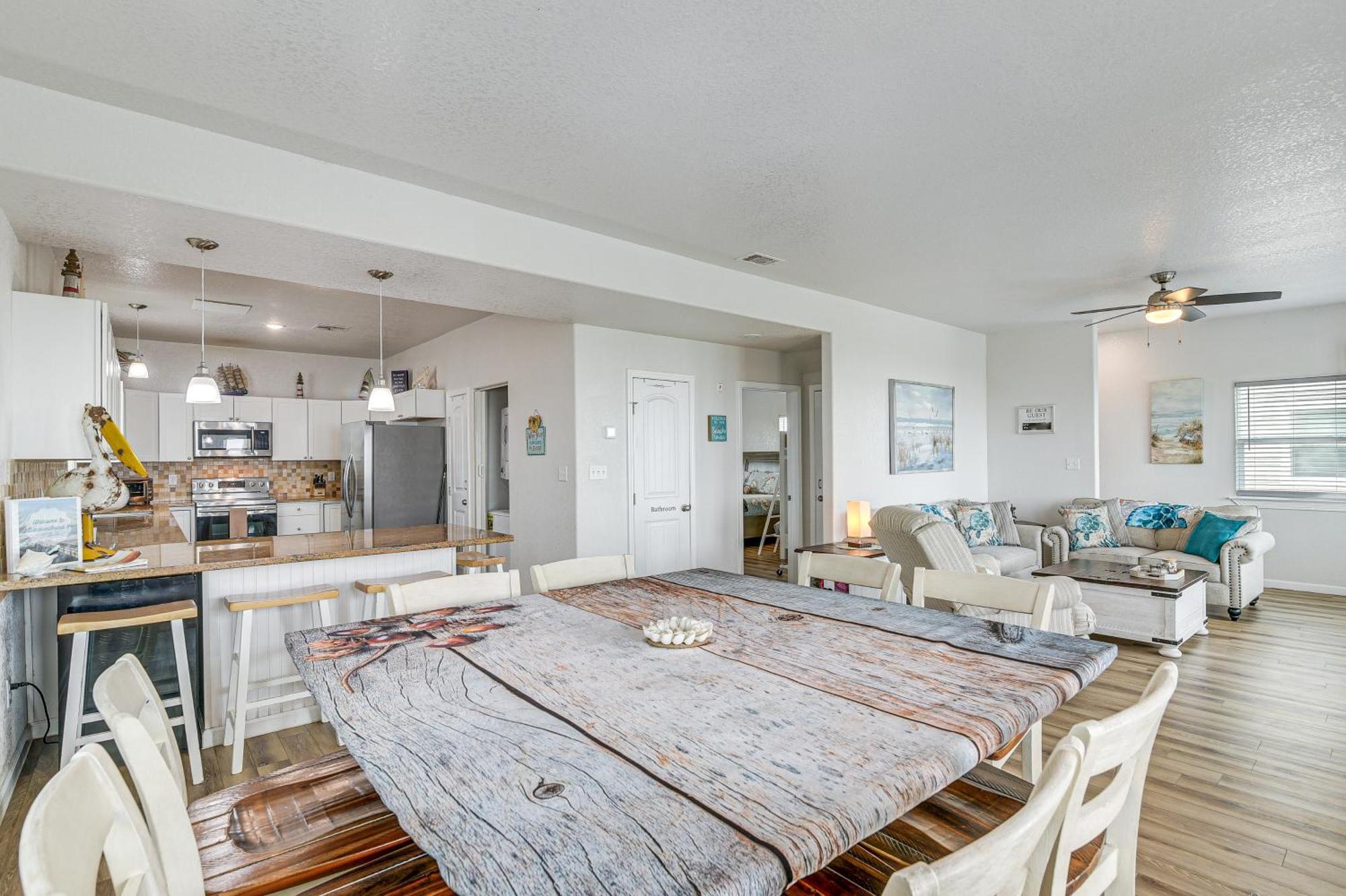 Beachfront Texas Retreat - 2 Decks, Patio And Views! Сърфсайд Бийч Екстериор снимка