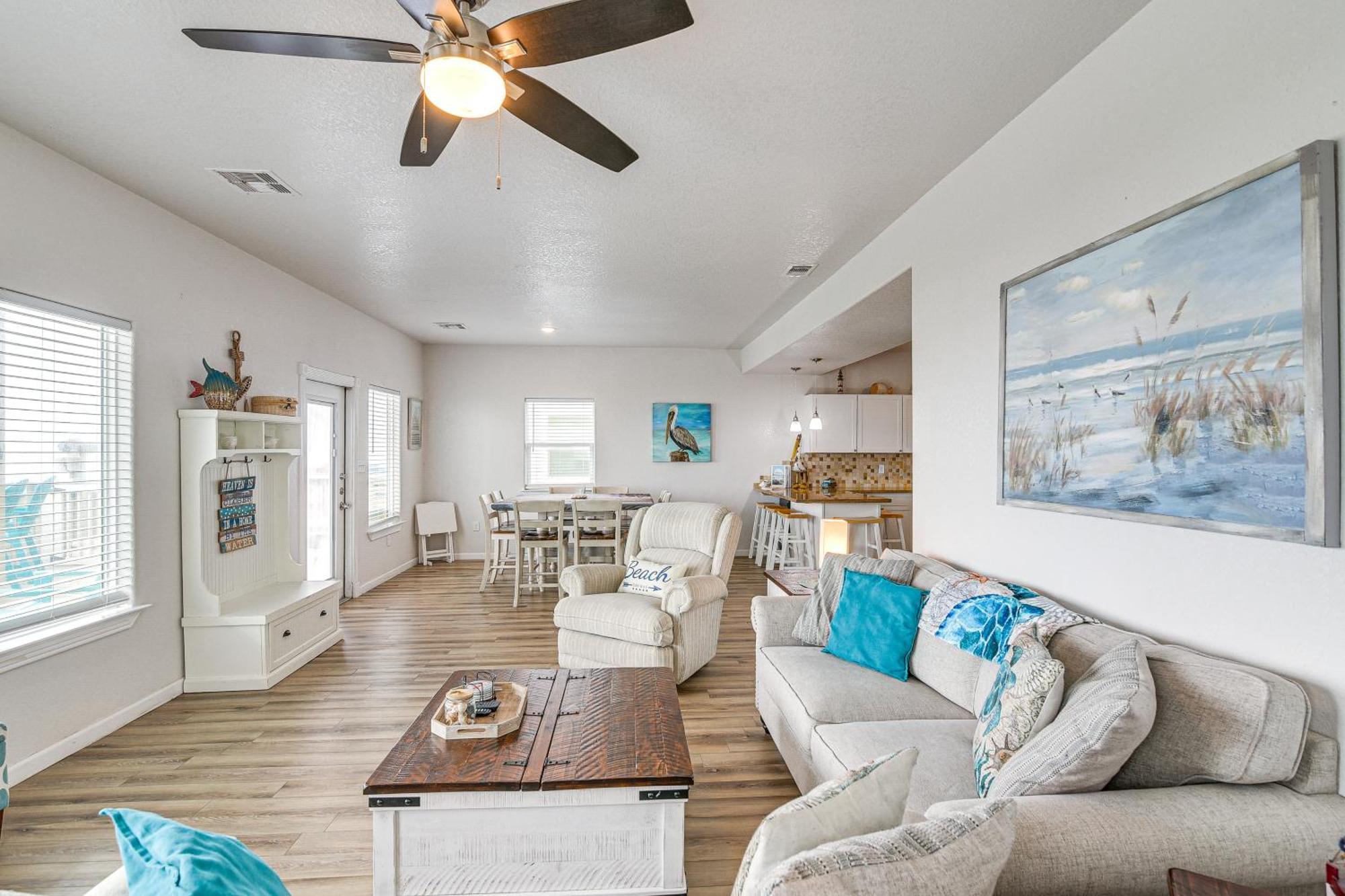 Beachfront Texas Retreat - 2 Decks, Patio And Views! Сърфсайд Бийч Екстериор снимка